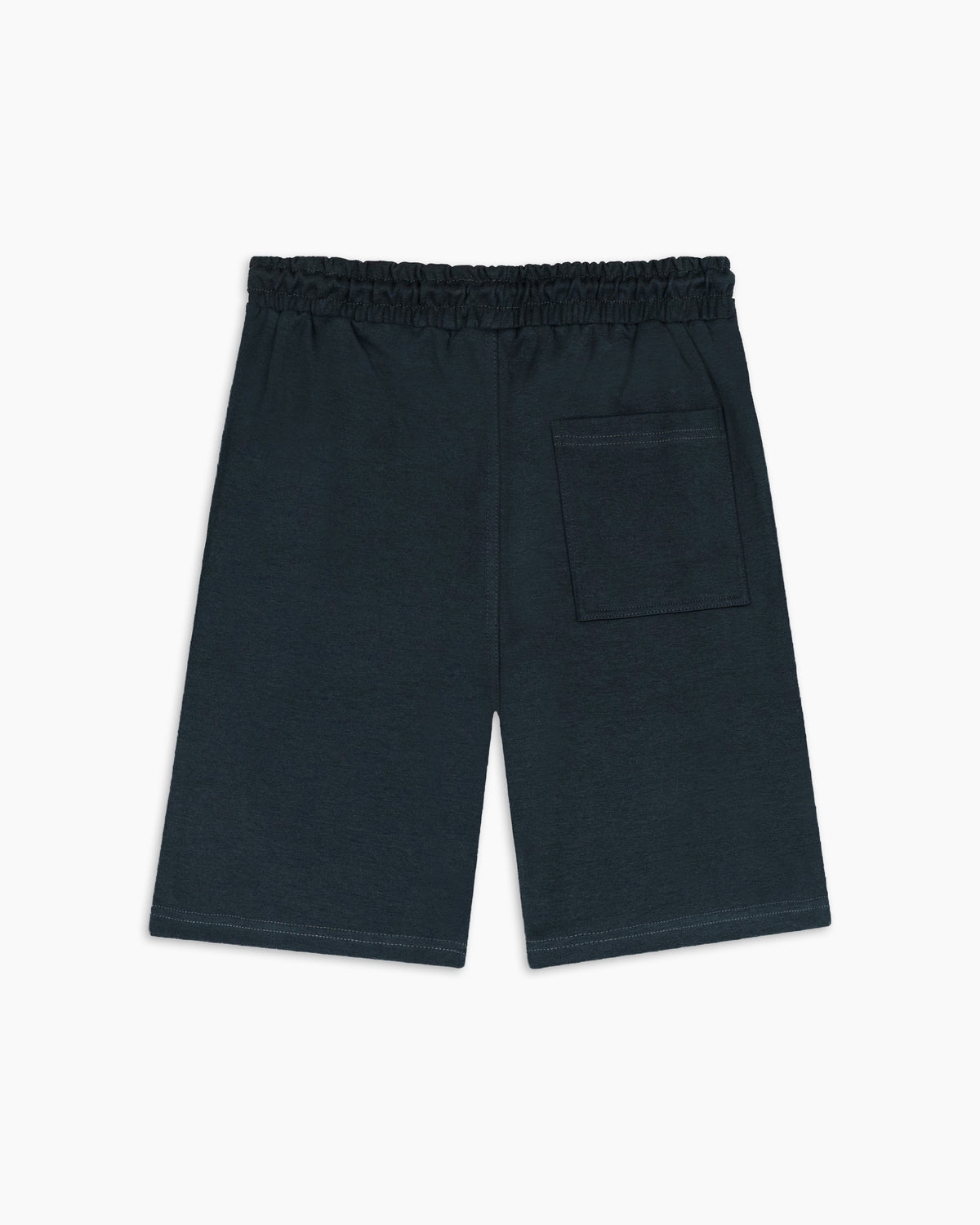 Blue Graphite Combed Cotton Shorts