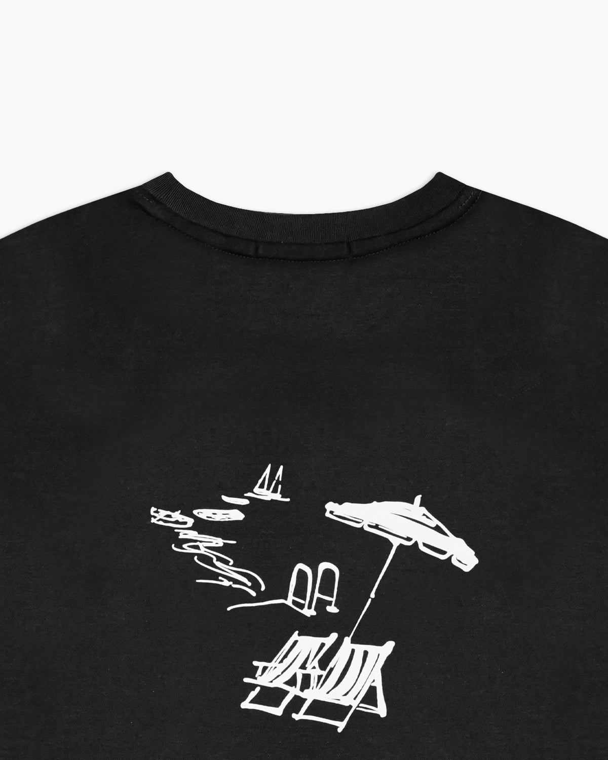 Black Beauty Bench Beach Graphic T-Shirt
