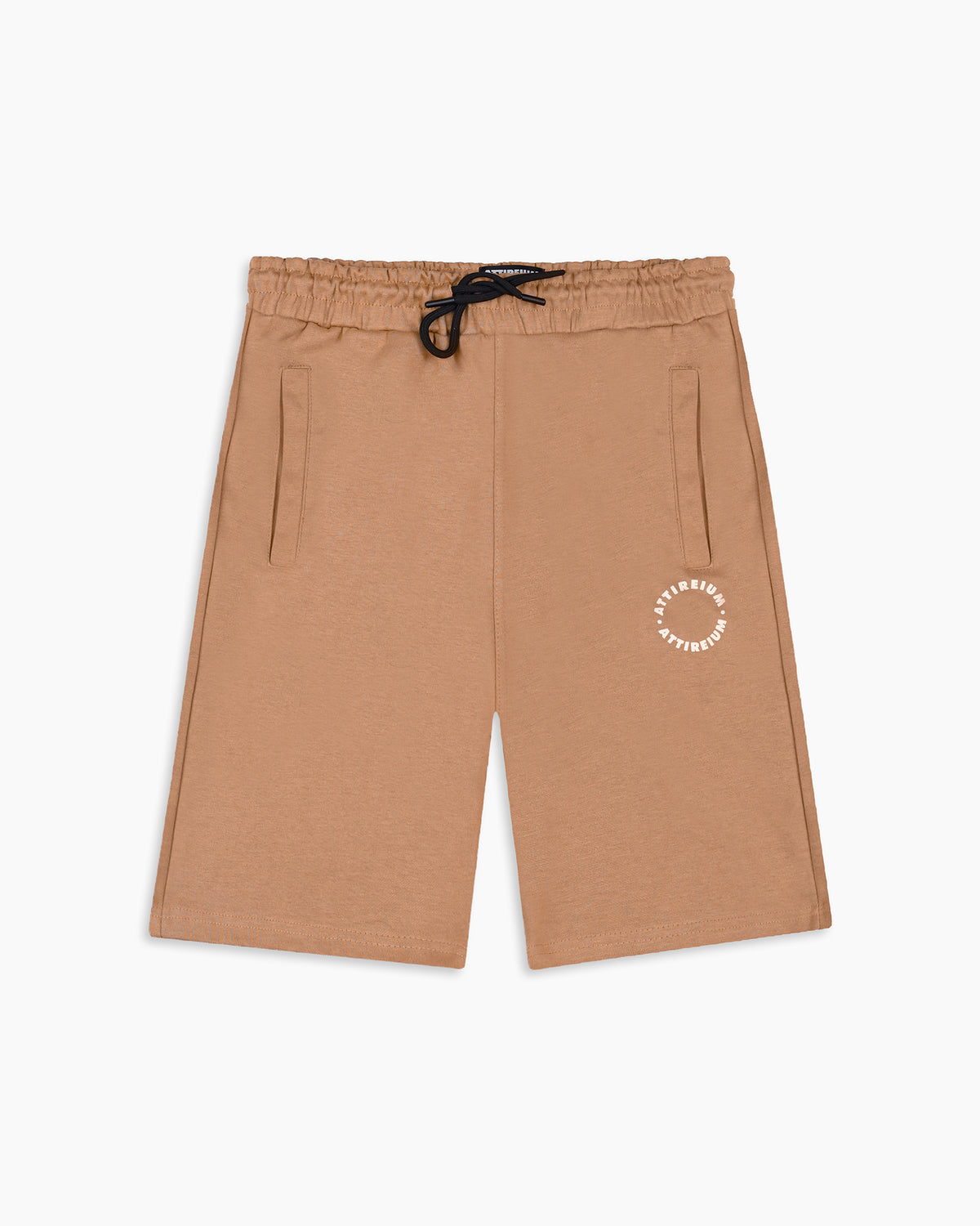 Mocha Mousse Combed Cotton Shorts