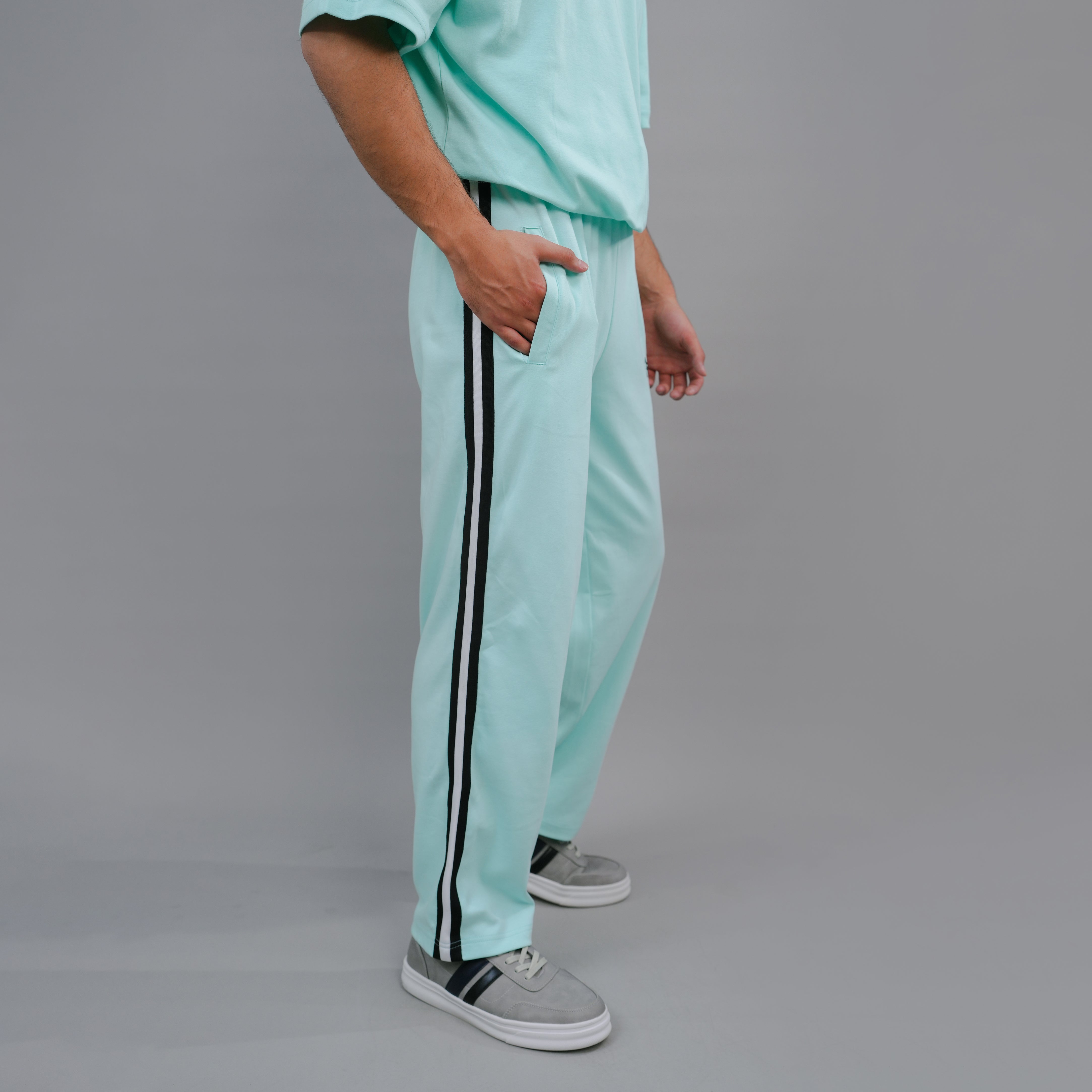Straight Trouser Aqua Frost