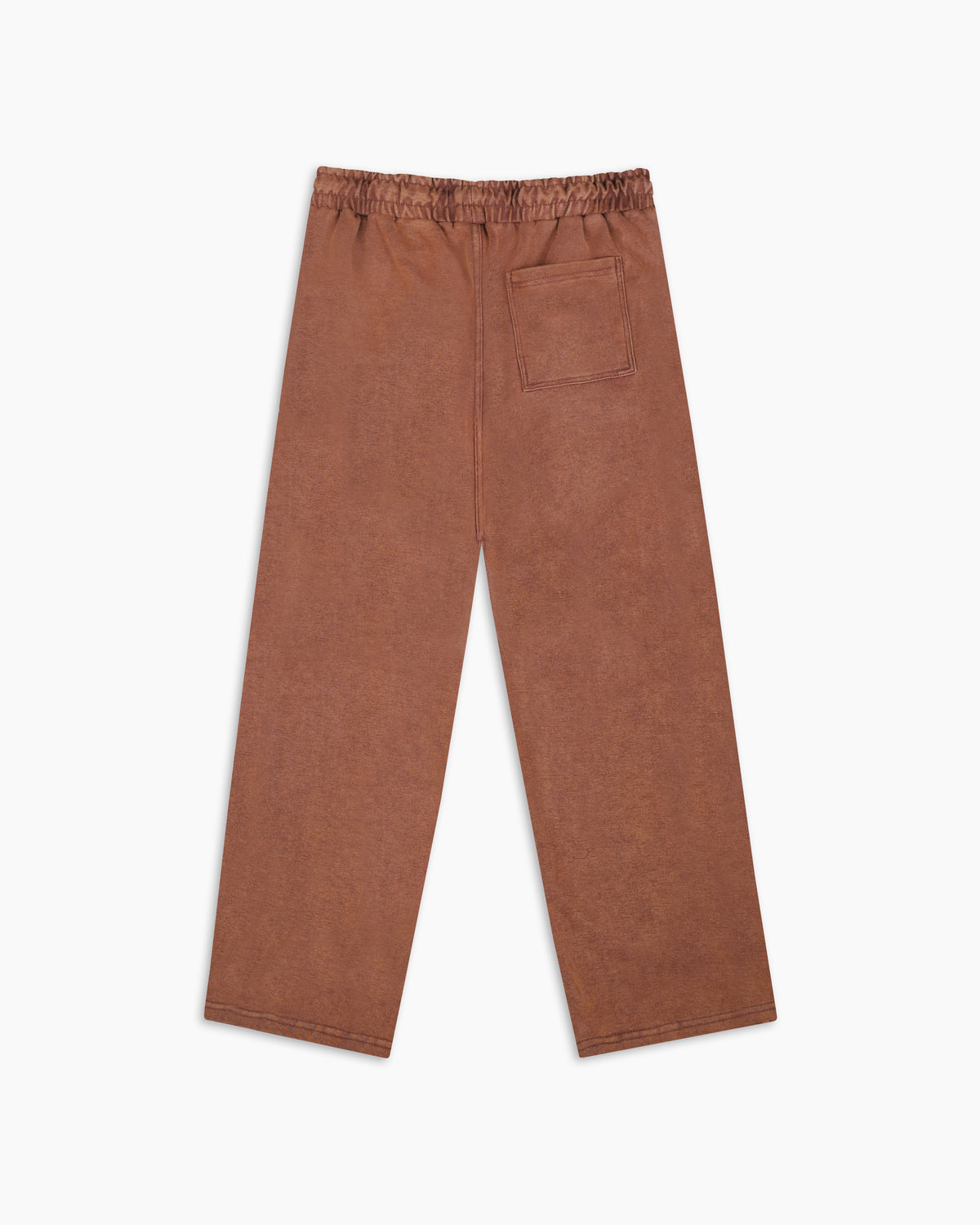 Terracotta Acid Wash Wide-Leg Trouser