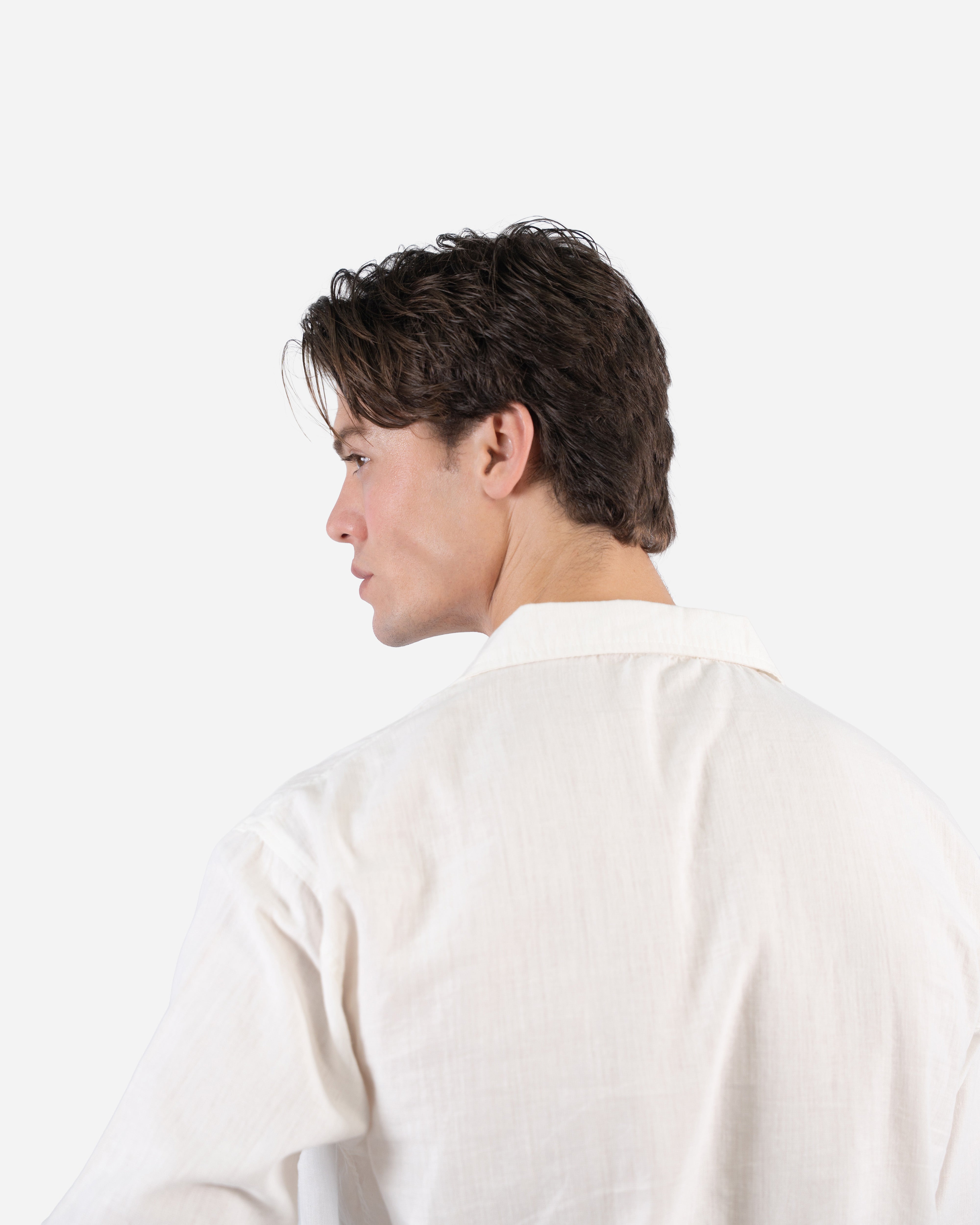 Classic White Full Sleeve Oversized Shirt