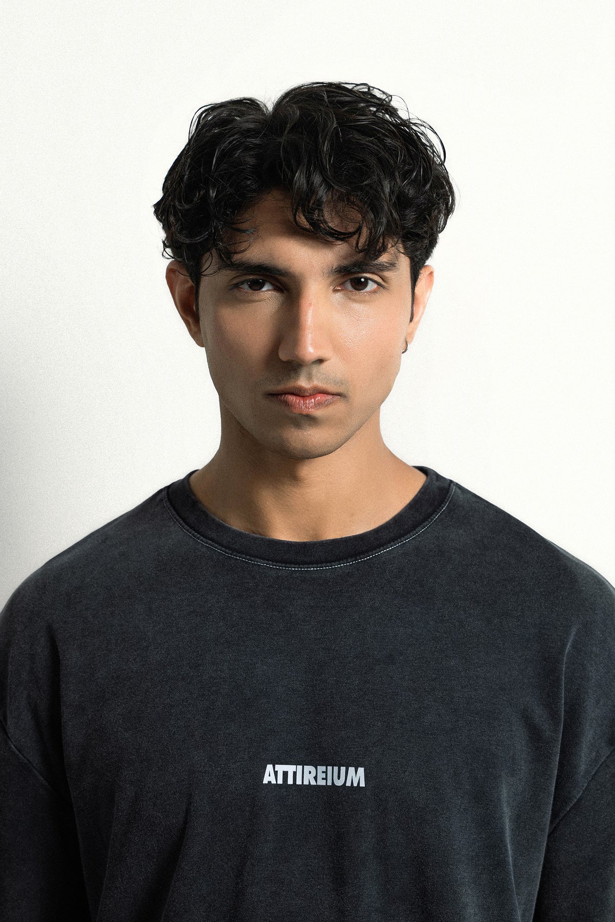 Washed Black Acid Wash T-Shirt