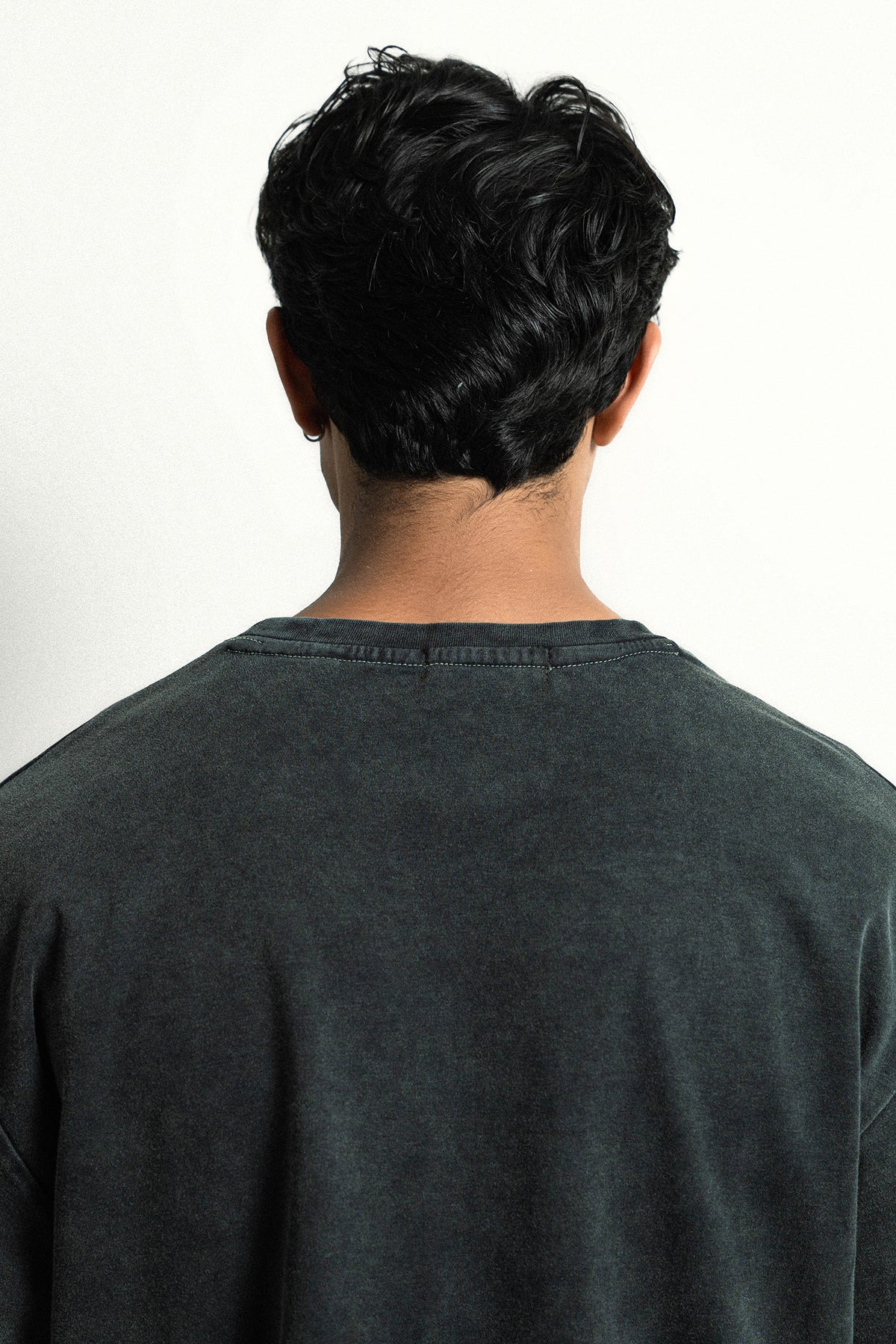 Washed Black Acid Wash T-Shirt