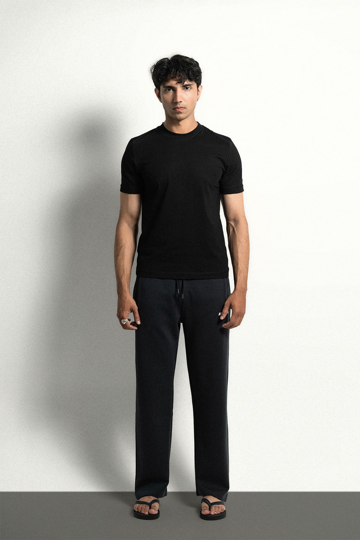 Blue Graphite Unisex Combed Cotton Trouser