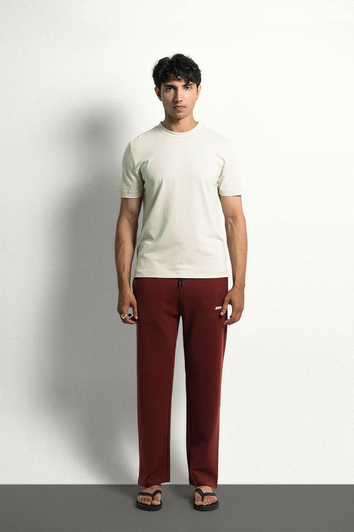 Ruby Wine Unisex Combed Cotton Trouser