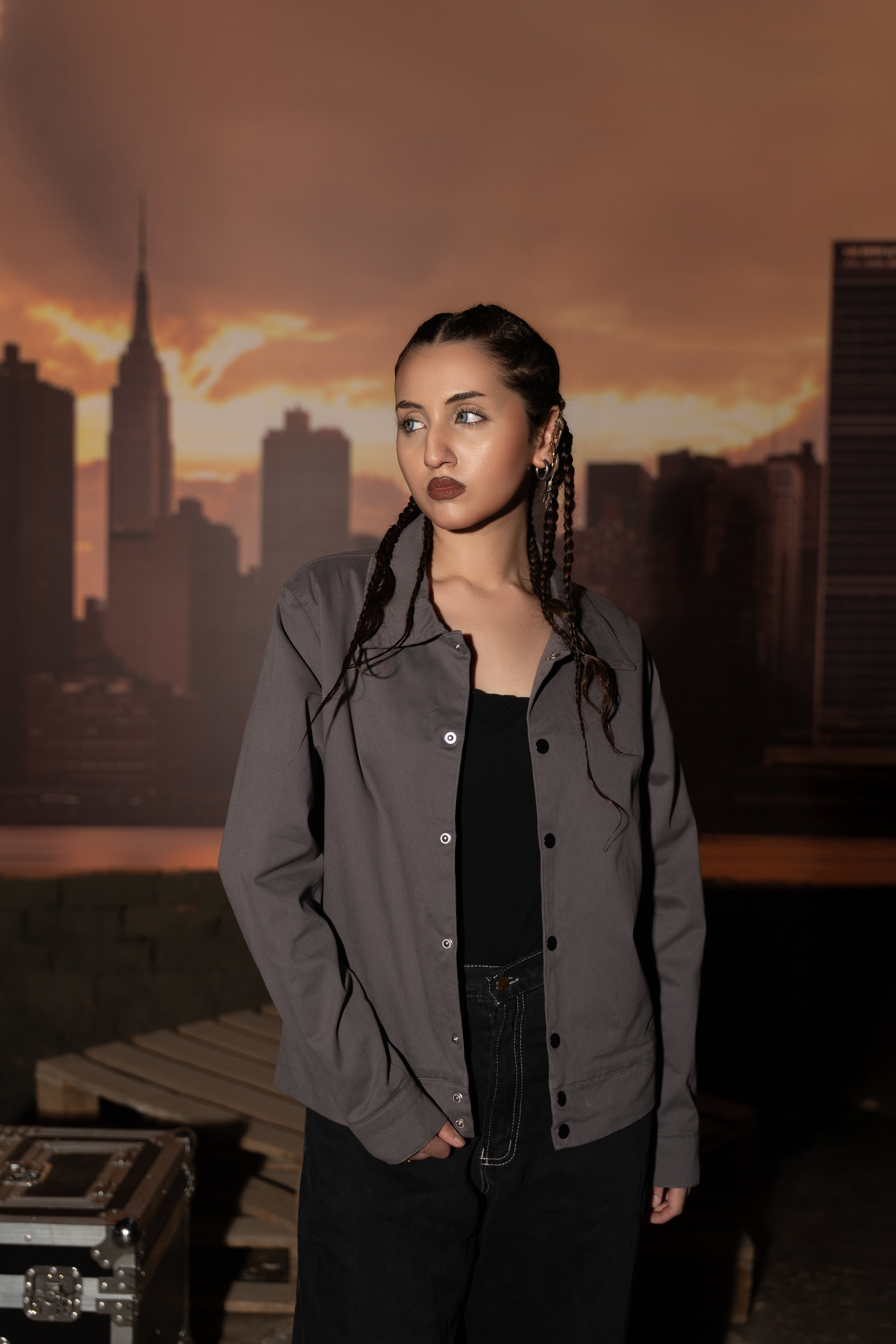 Eifel Tower - Sleek Urban Windbreaker