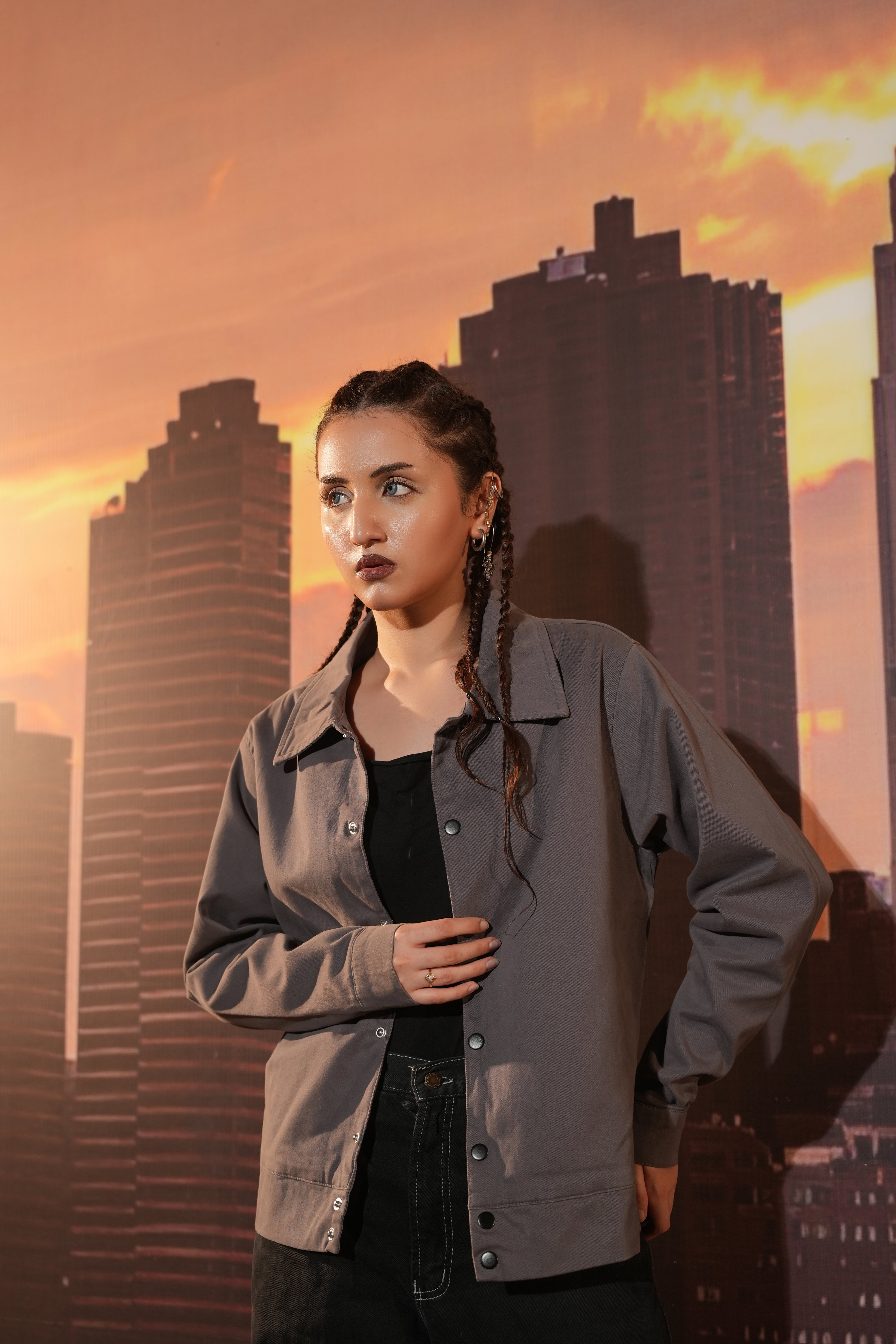 Eifel Tower - Sleek Urban Windbreaker