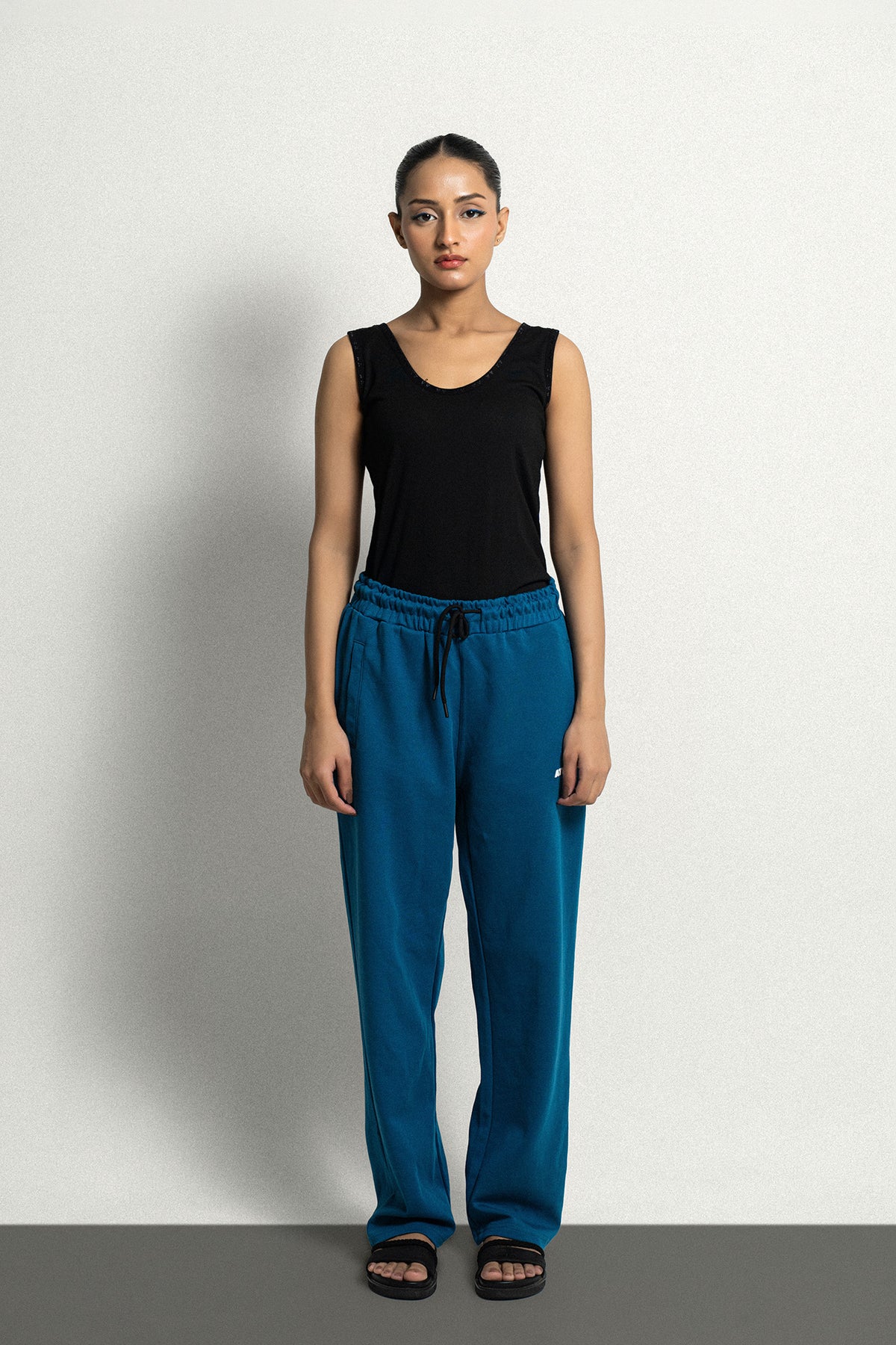 Dark Sapphire Unisex Combed Cotton Trouser