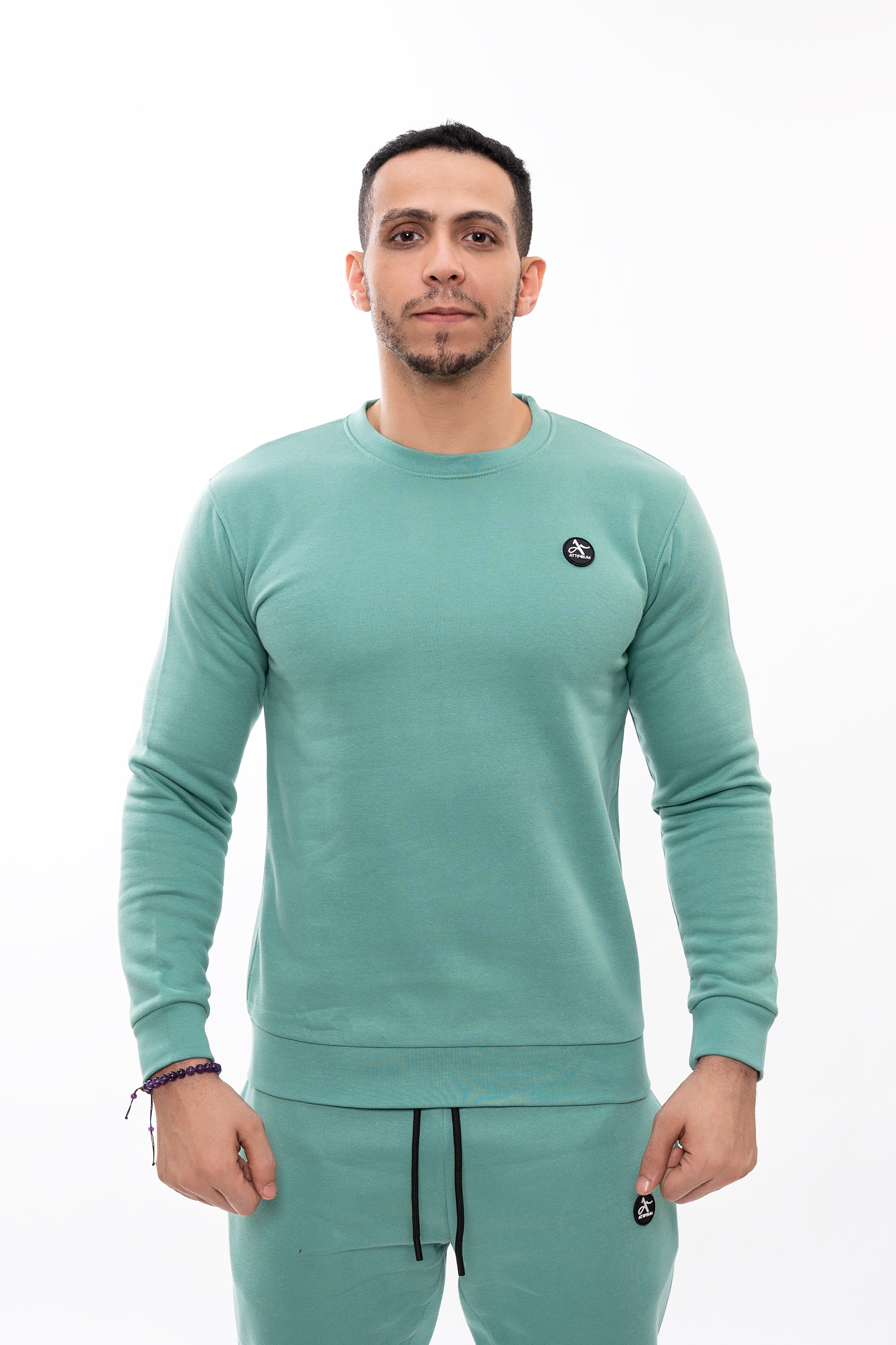 Beryl Green Accent Sweatshirt