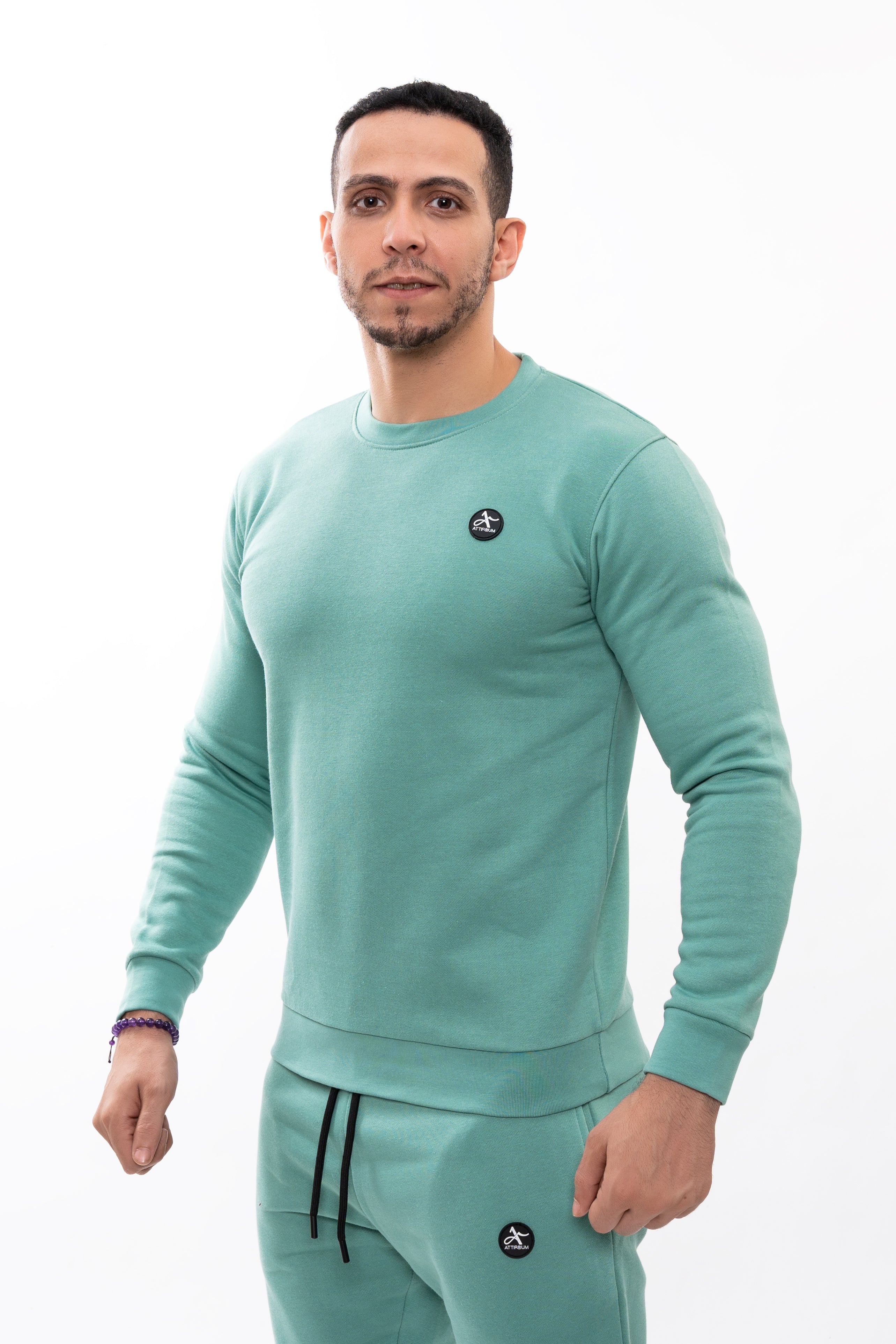 Beryl Green Accent Sweatshirt