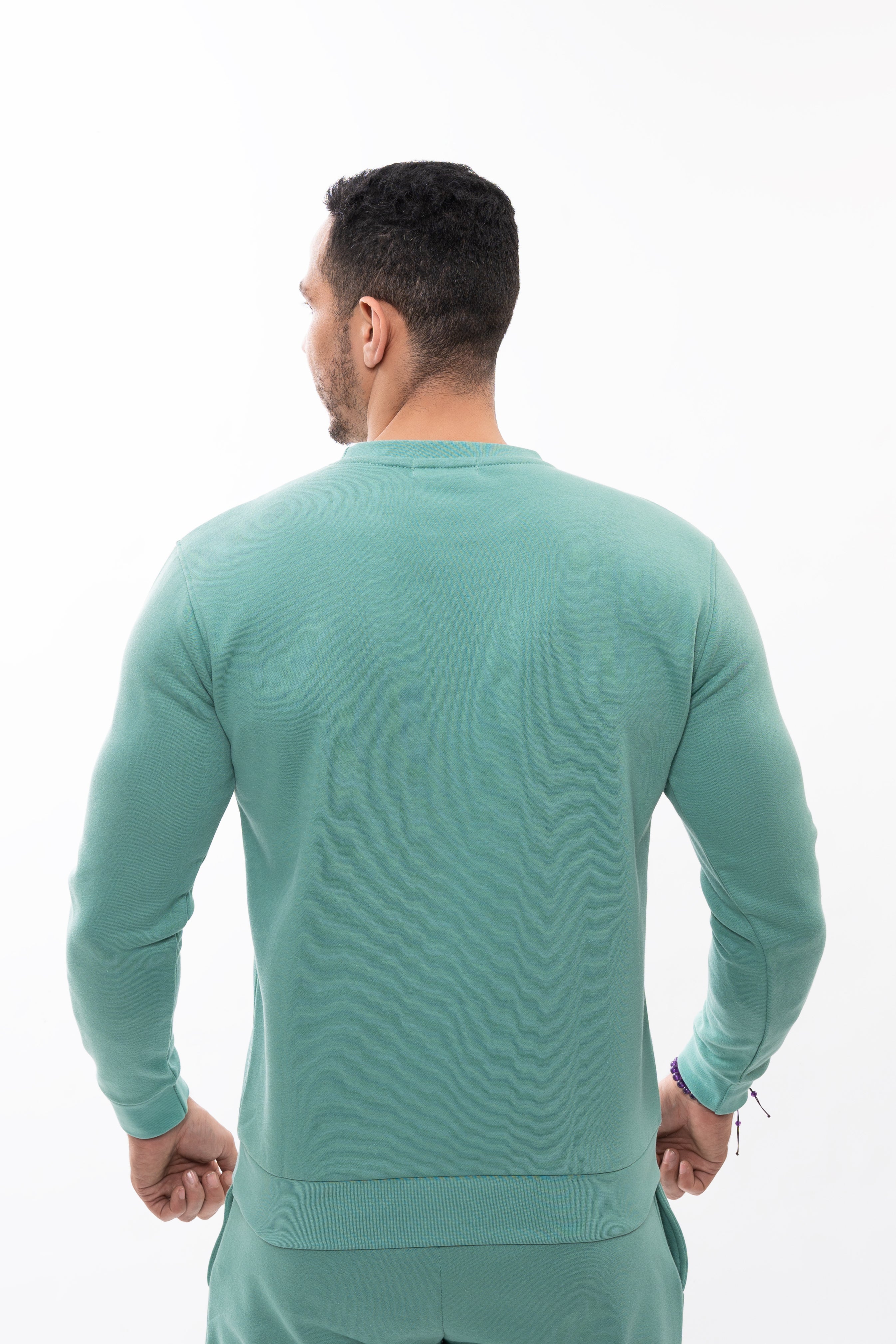 Beryl Green Accent Sweatshirt