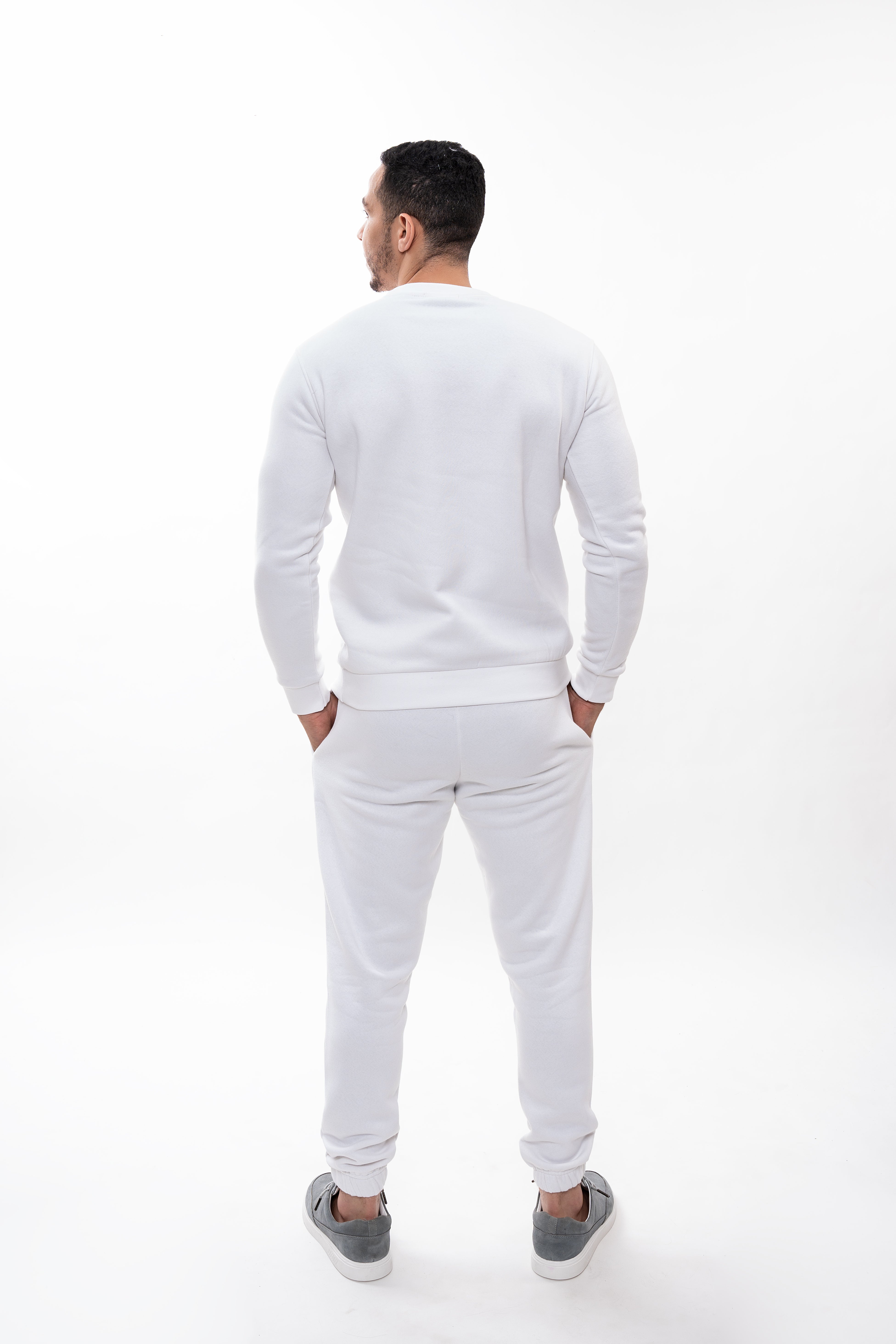 White ME Brushstroke Sweatshirt