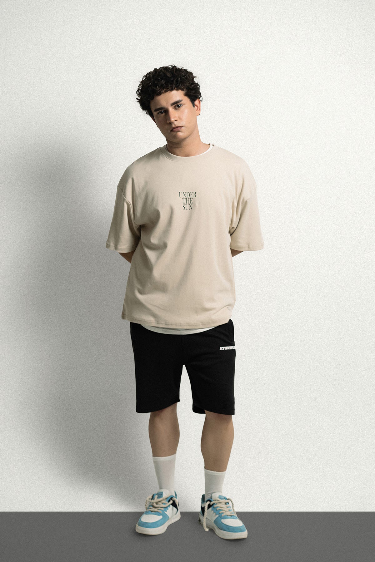 Black Beauty Combed Cotton Shorts