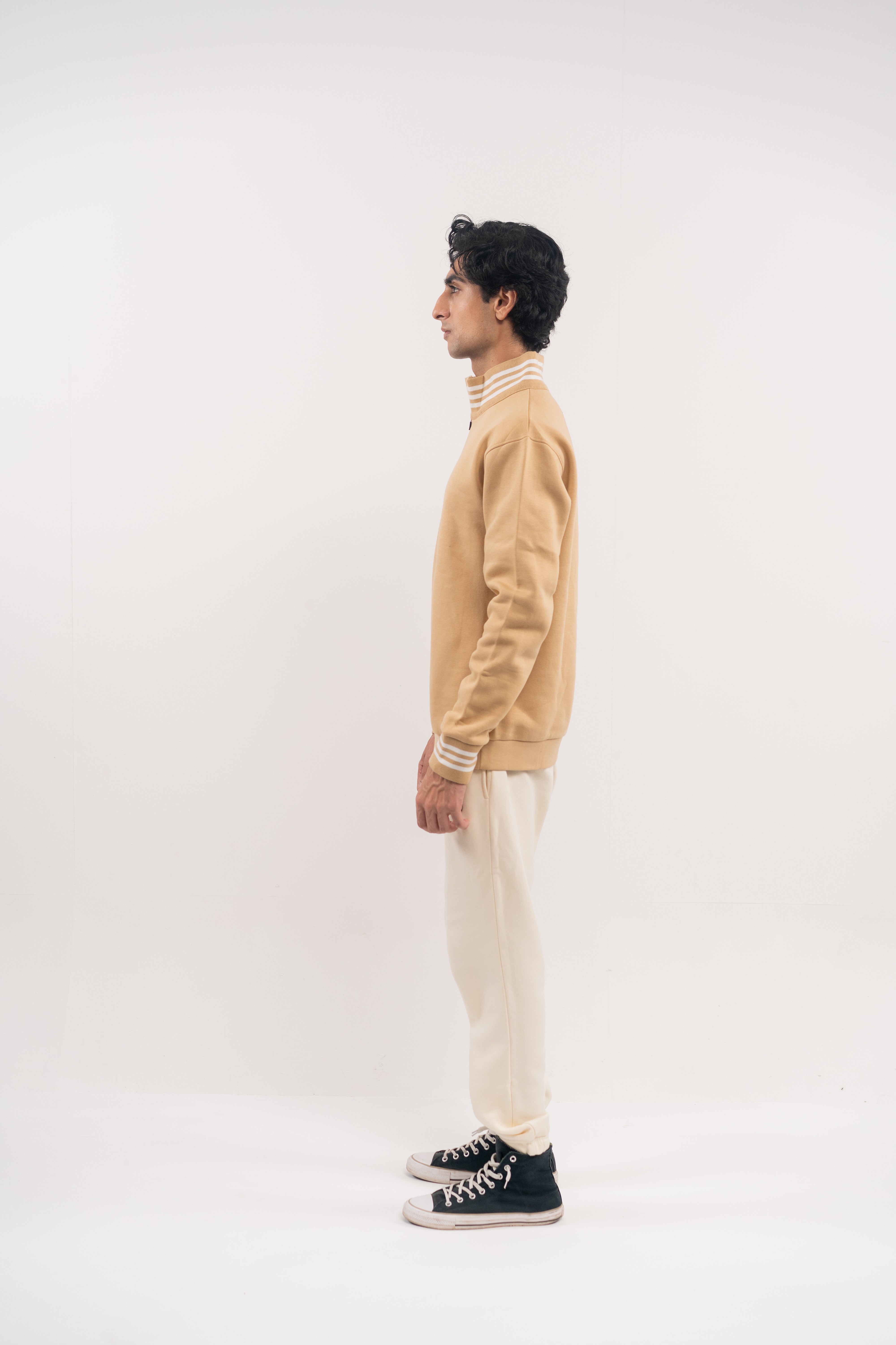 Classic Nude Half-Zip Pullover