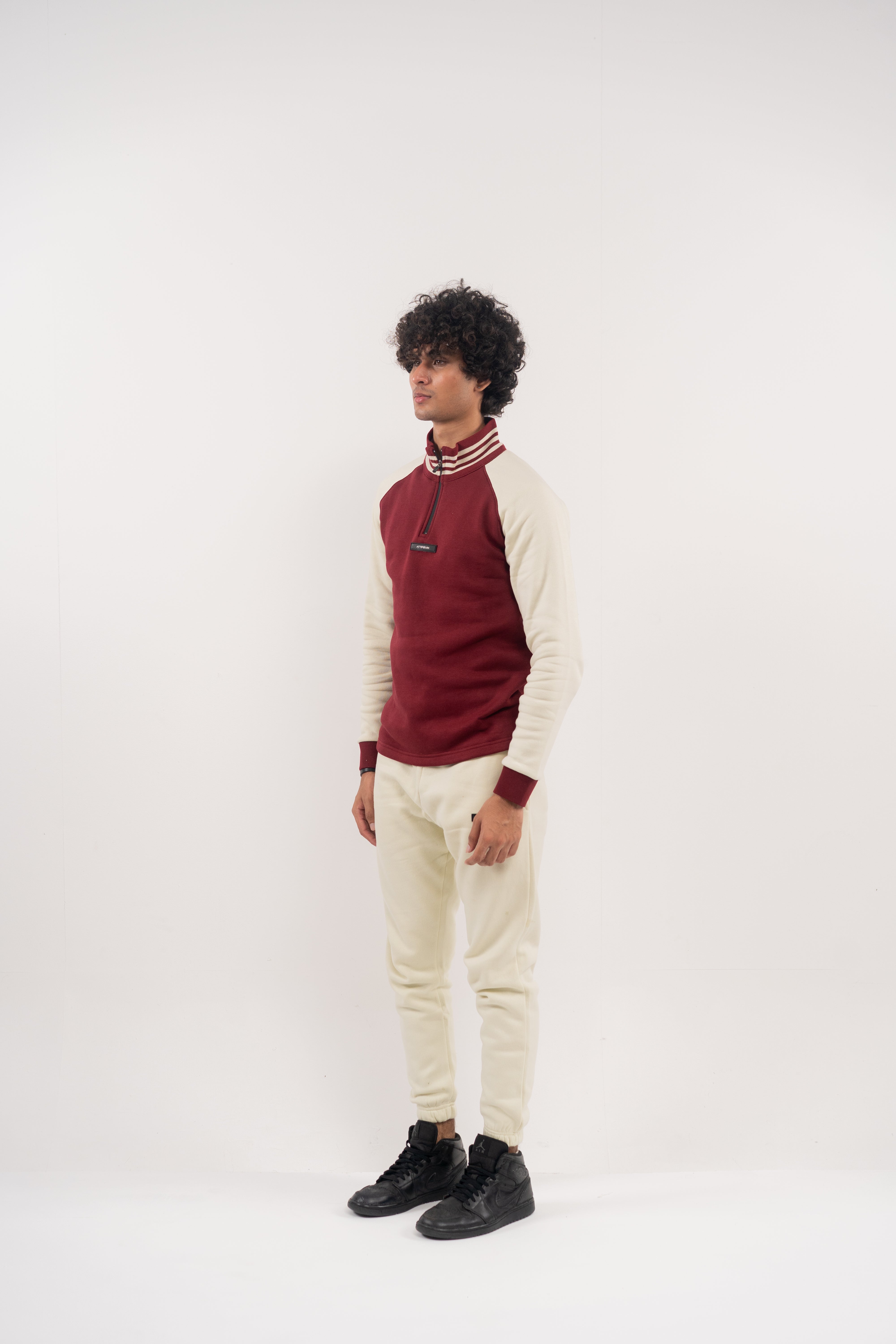 Rhubarb Half-Zip Pullover