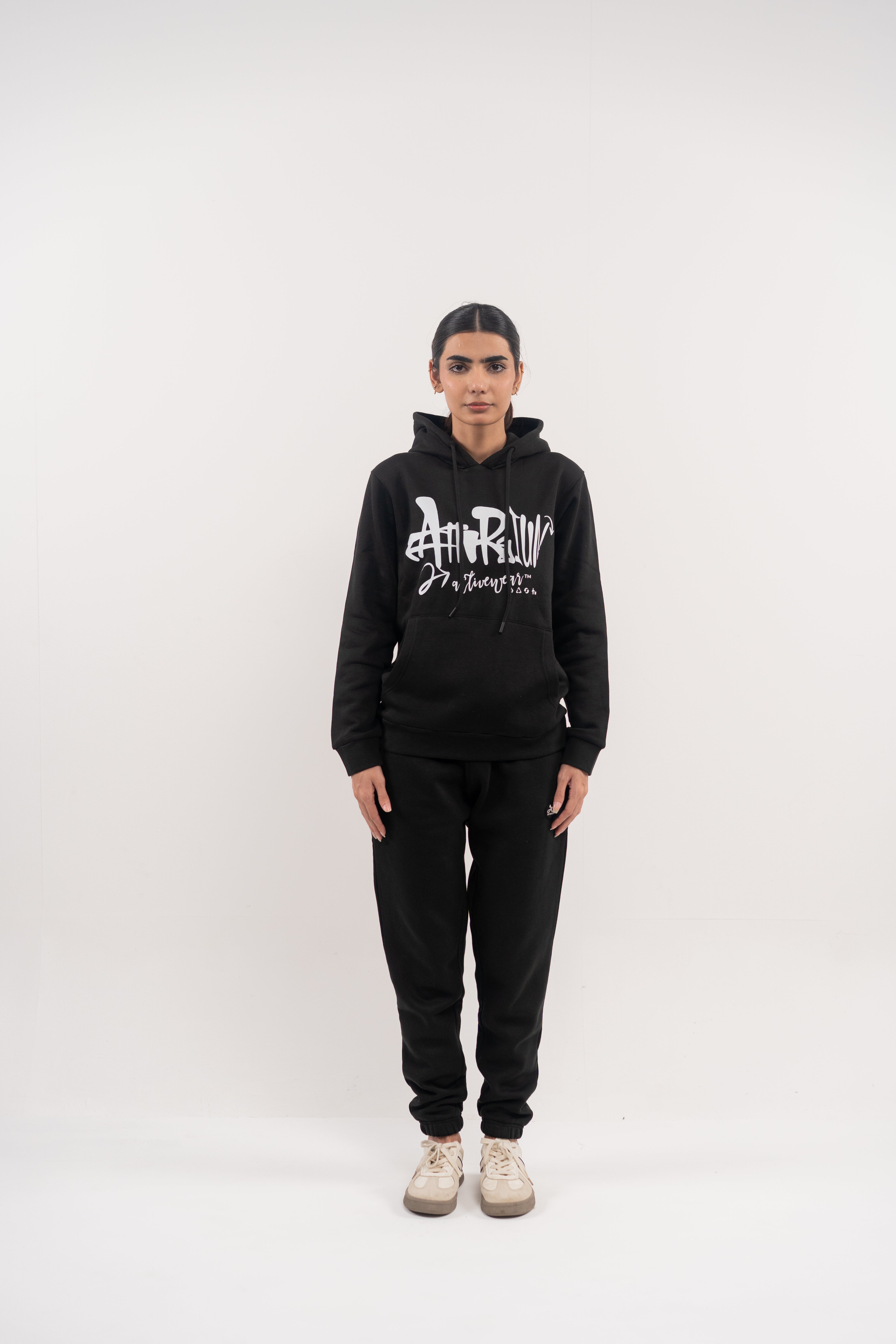 Black Fleece Hoodie – Attireium Graffiti Edition