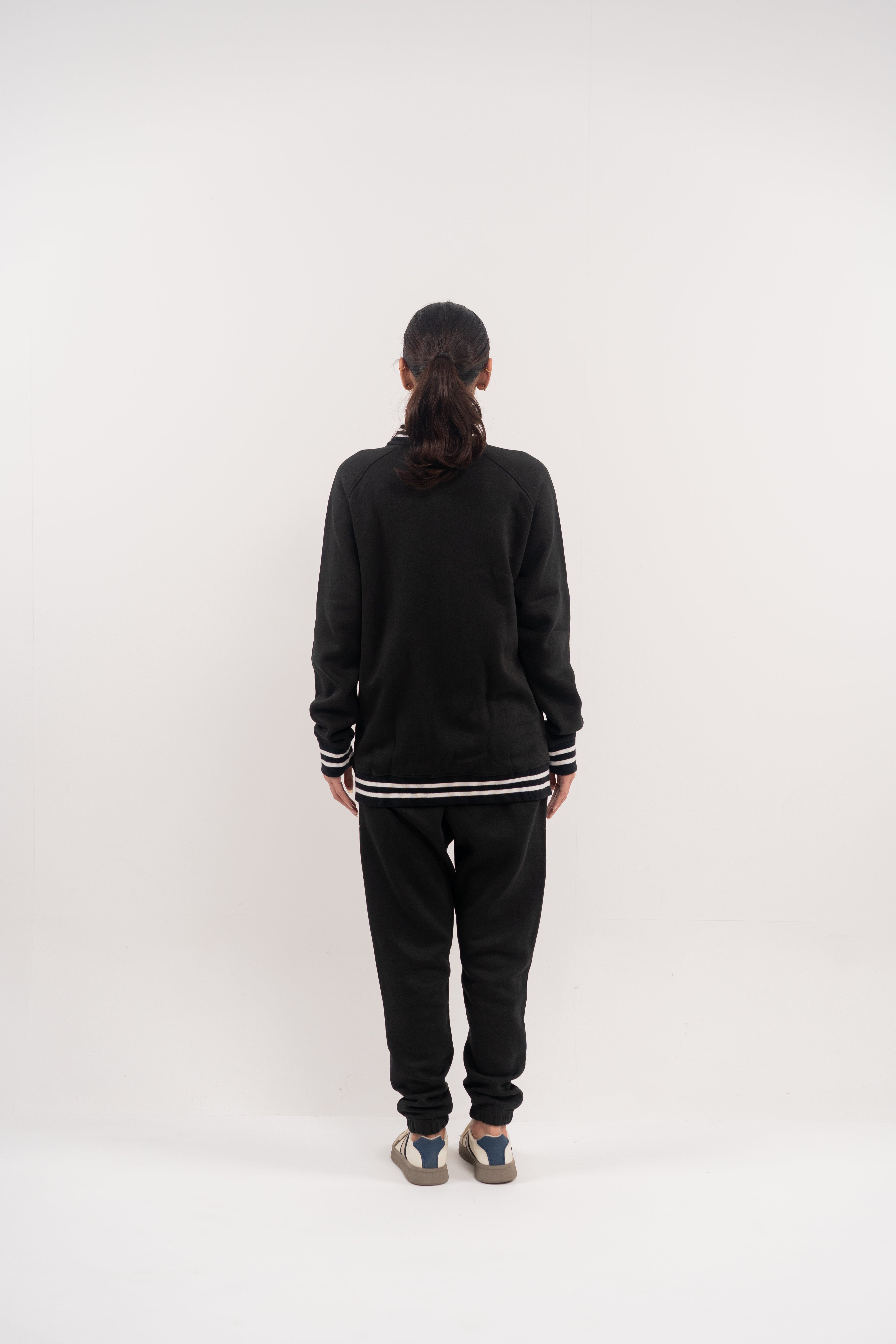 Black Full-Zip Track Jacket