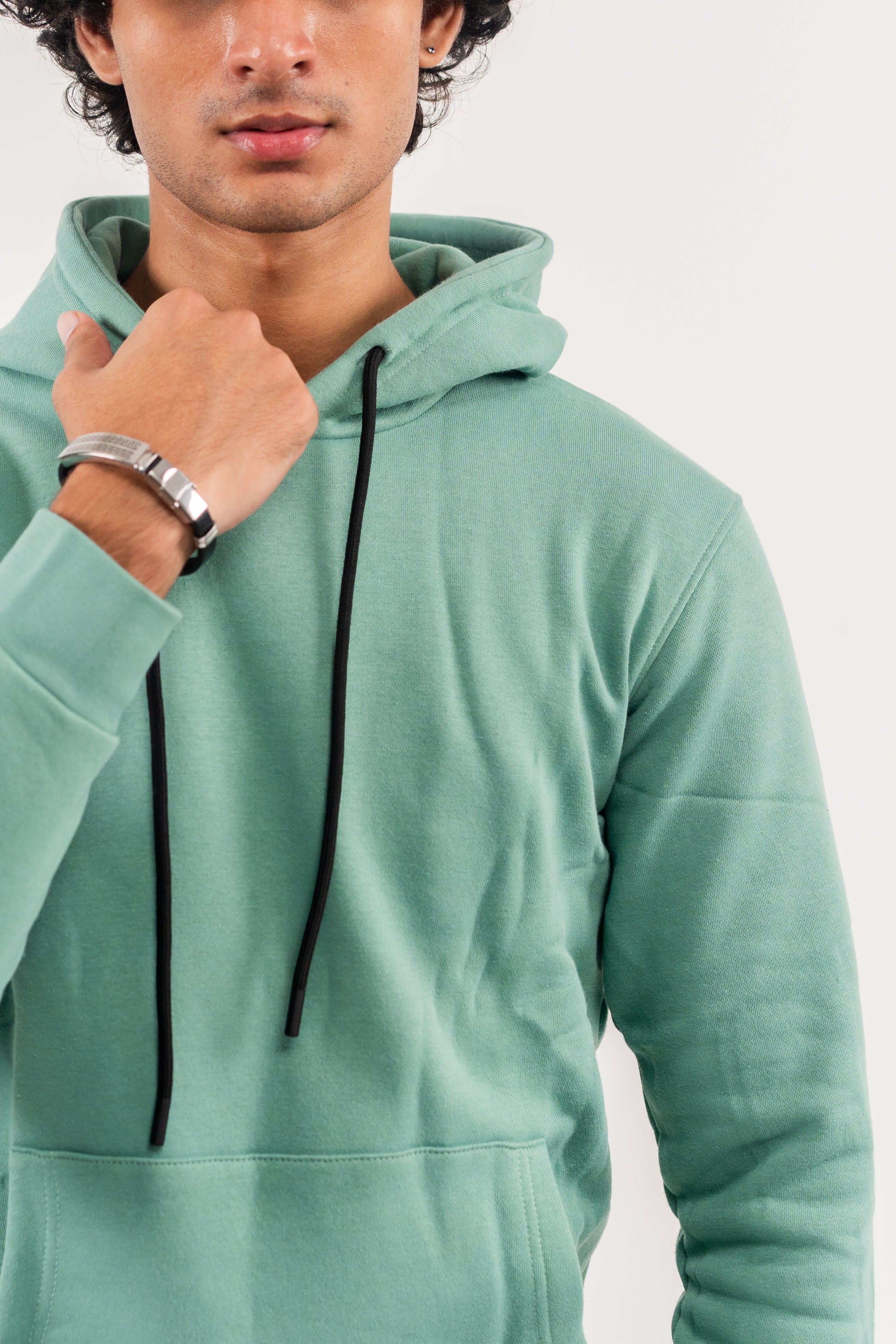 Beryl Green Fleece Hoodie – Back to Nature Edition