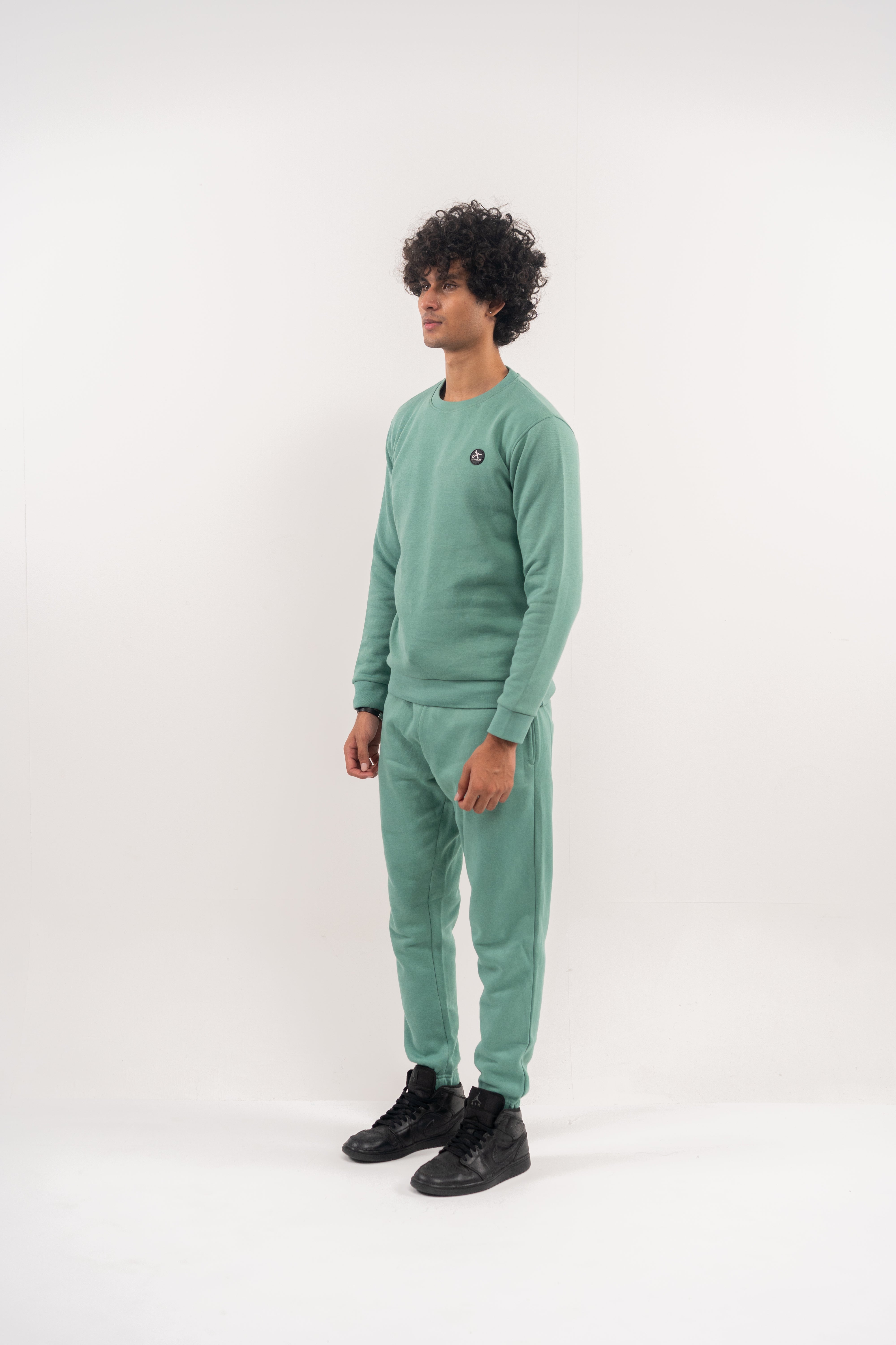 Beryl Green Accent Sweatshirt