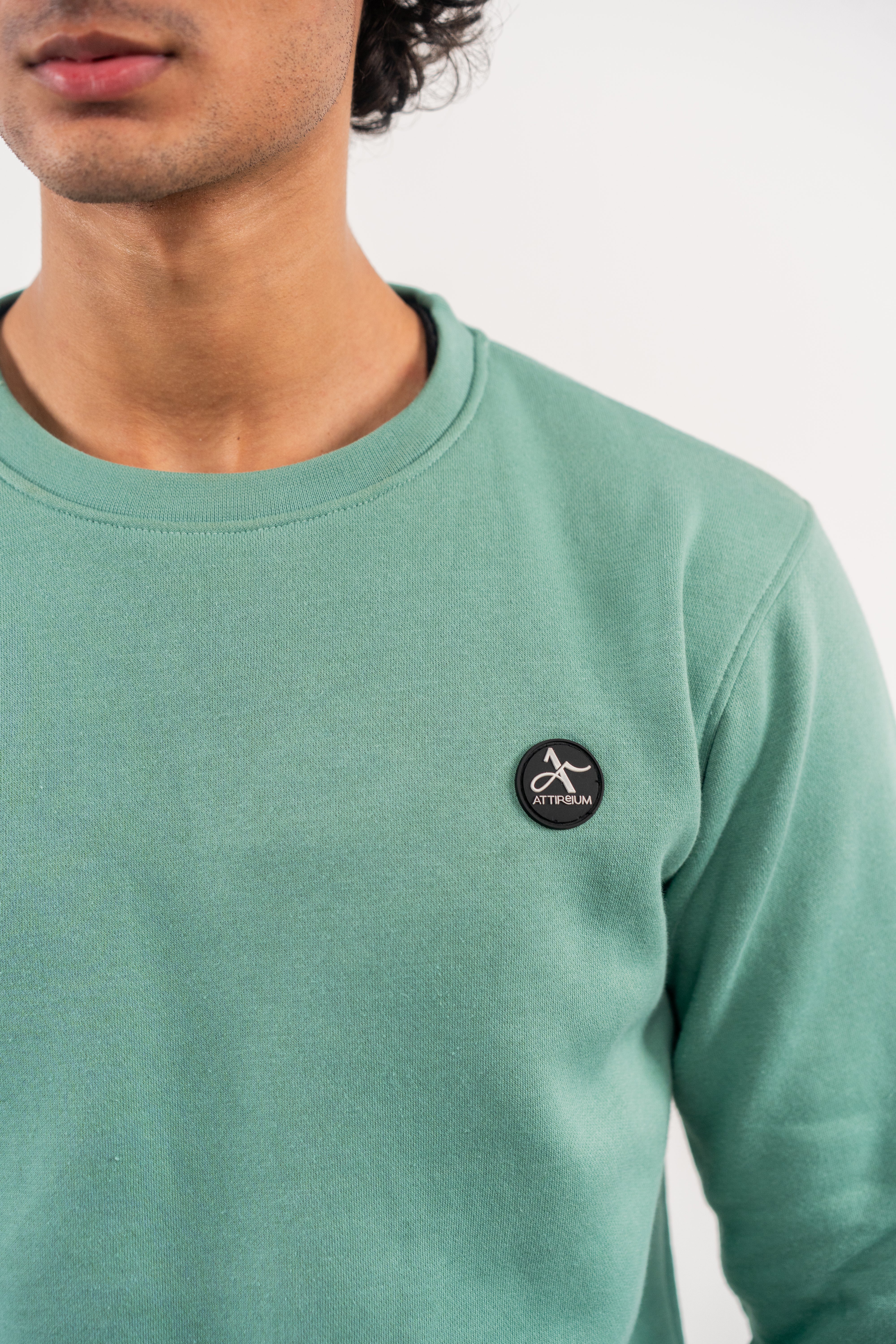 Beryl Green Accent Sweatshirt