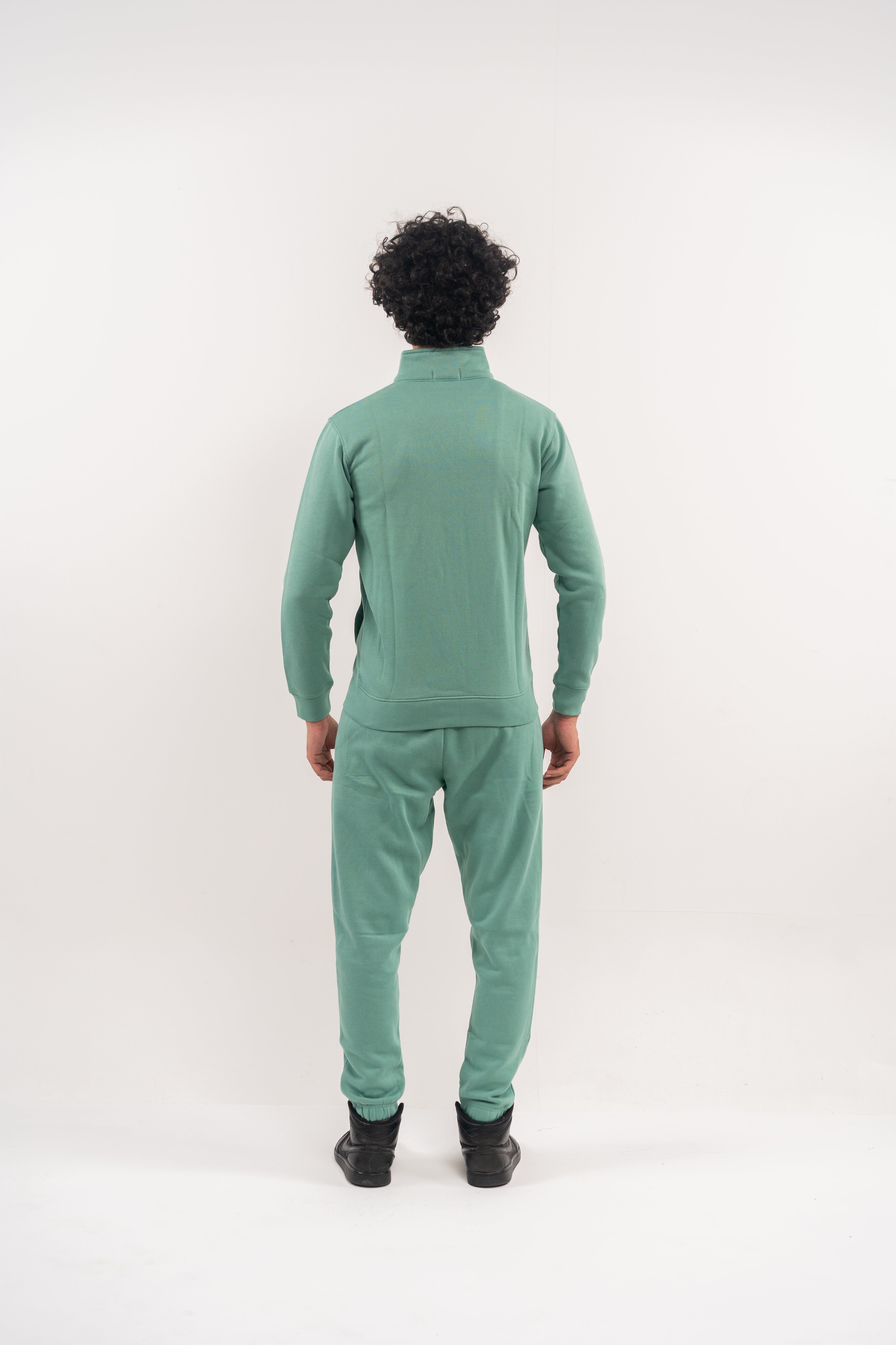 Beryl Green Full-Zip Track Jacket