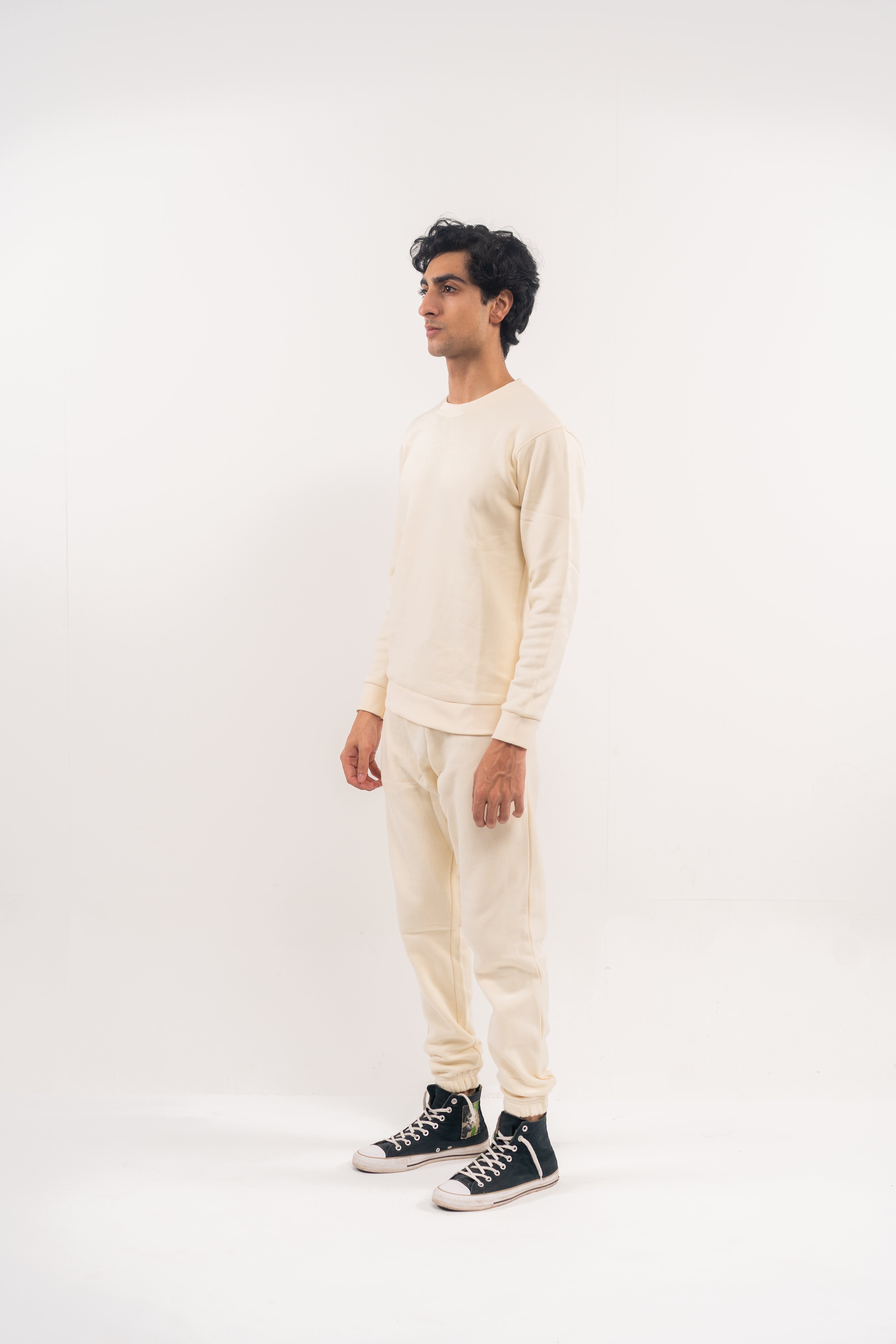 Beige Attireium Classic Sweatshirt