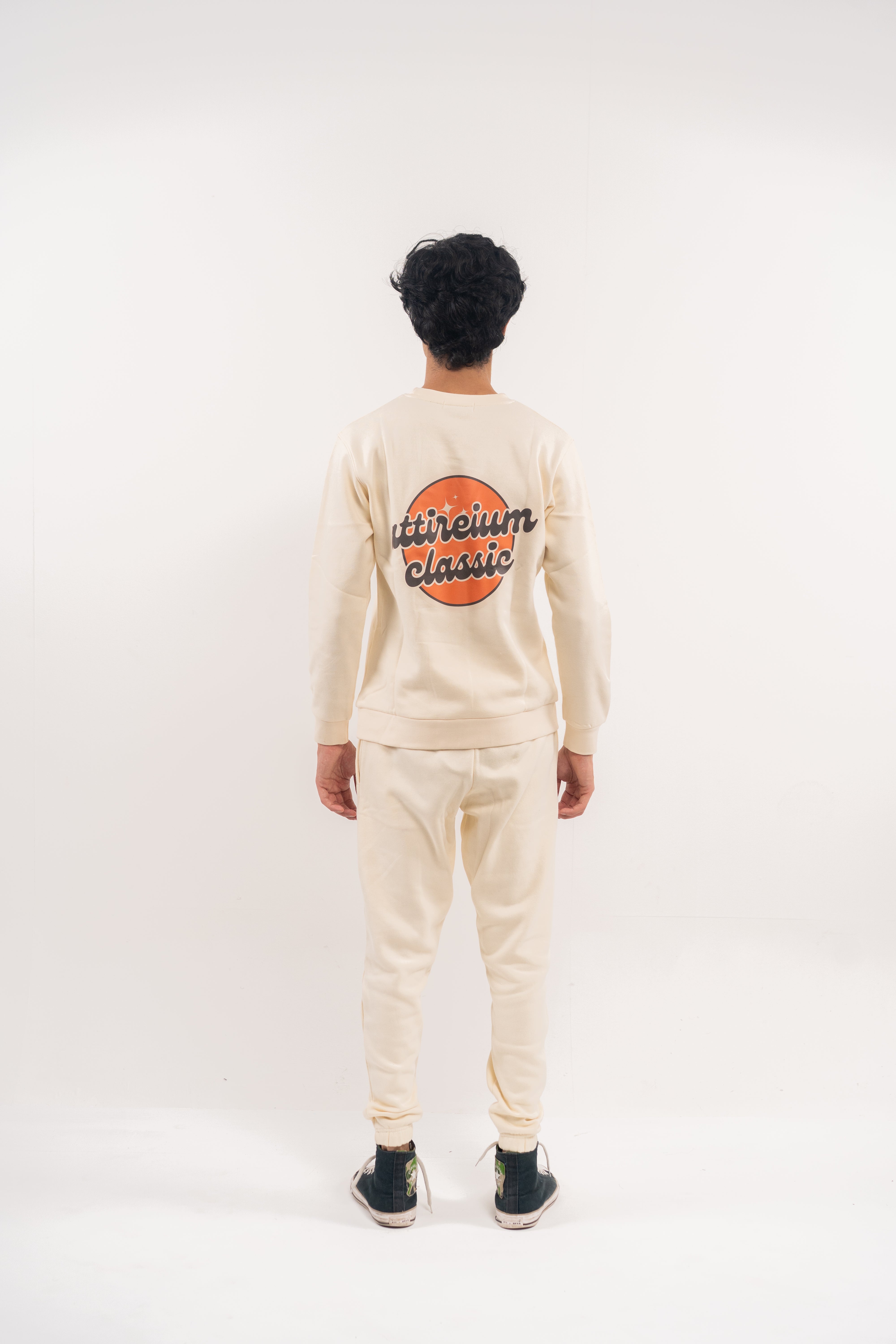 Beige Attireium Classic Sweatshirt