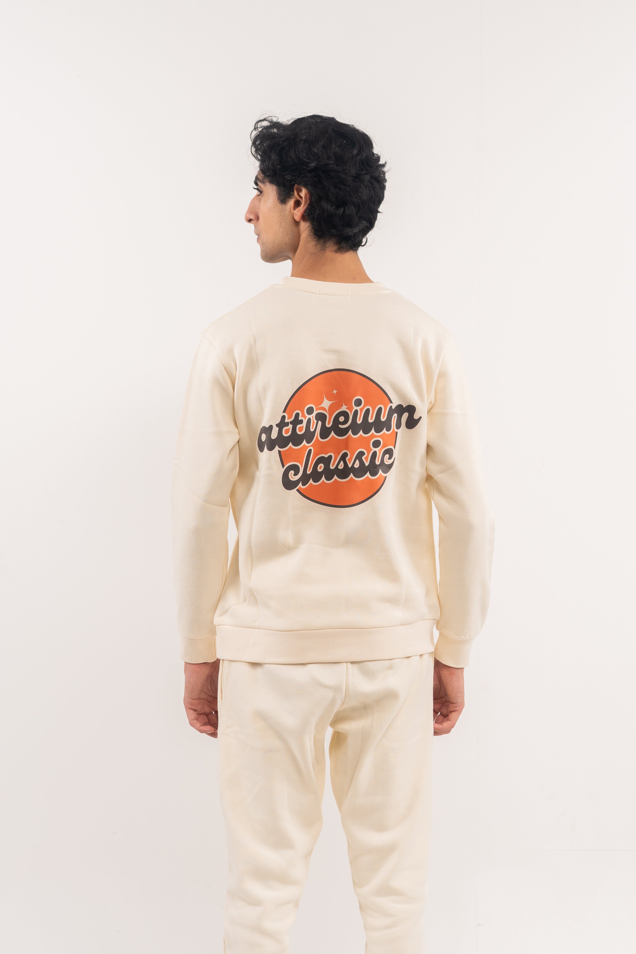 Beige Attireium Classic Sweatshirt
