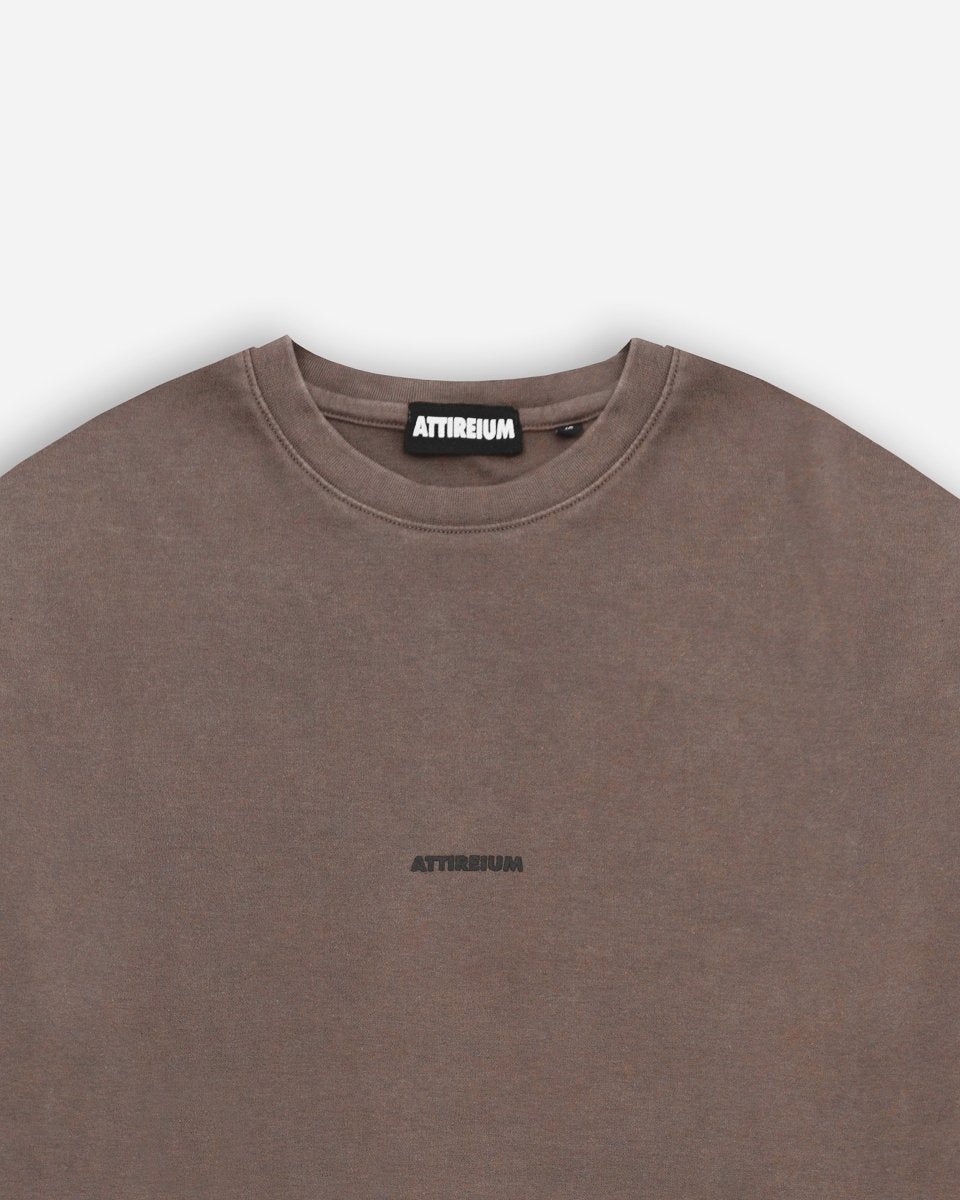 Chocolate Torte – Acid Wash Oversized T-Shirt - Attireium