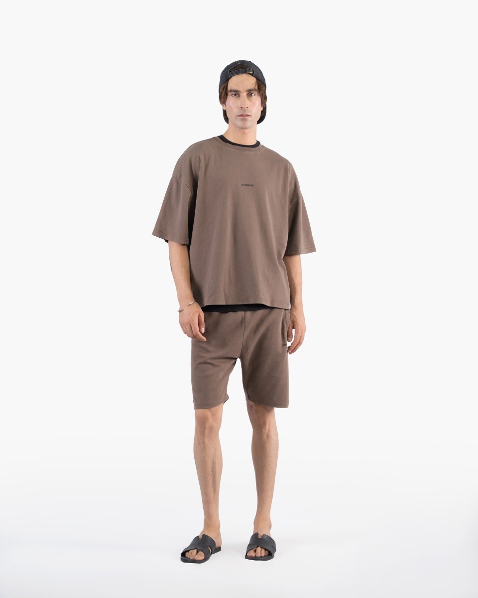 Chocolate Torte – Acid Wash Shorts - Attireium