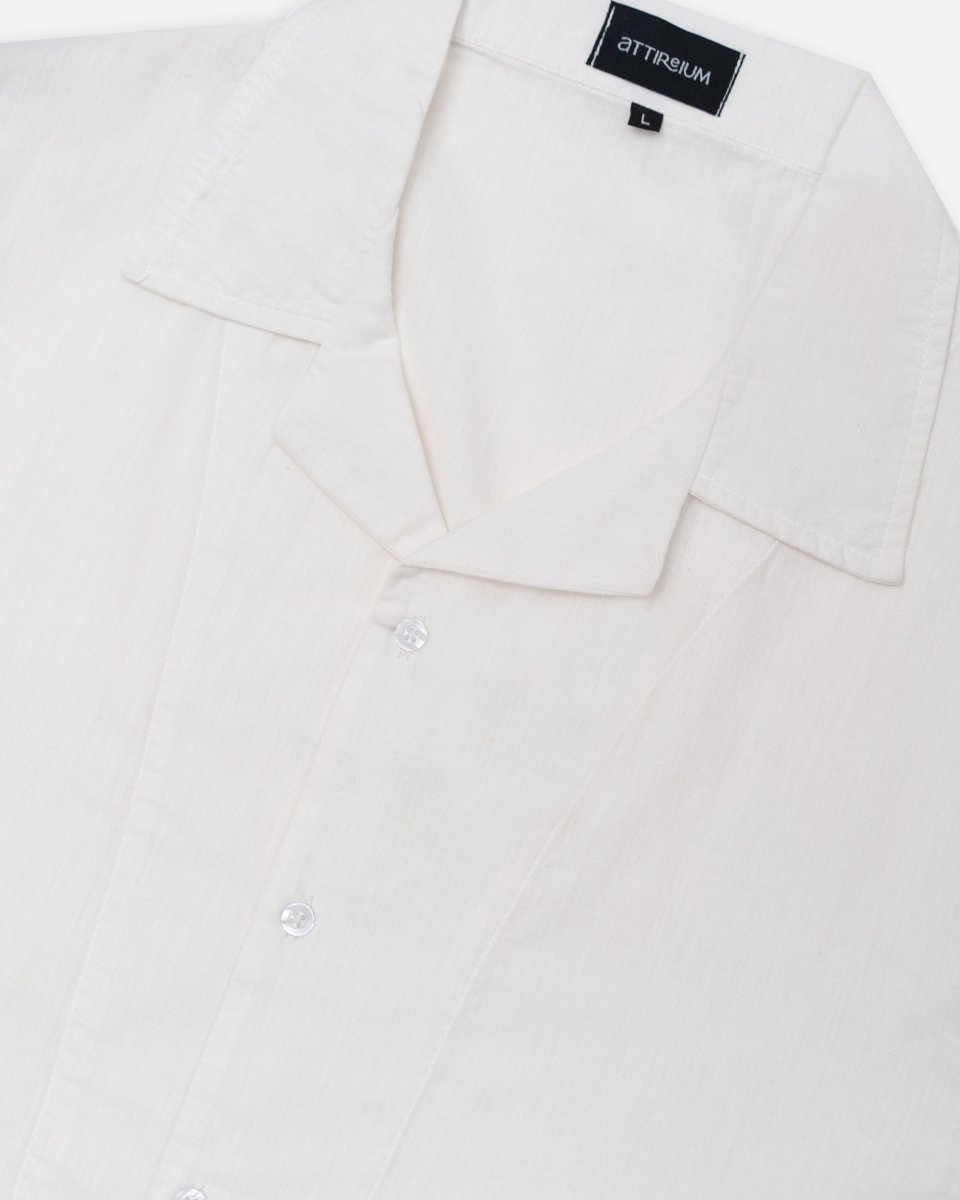 Classic White Full Sleeve Oversized Shirt - Attireium