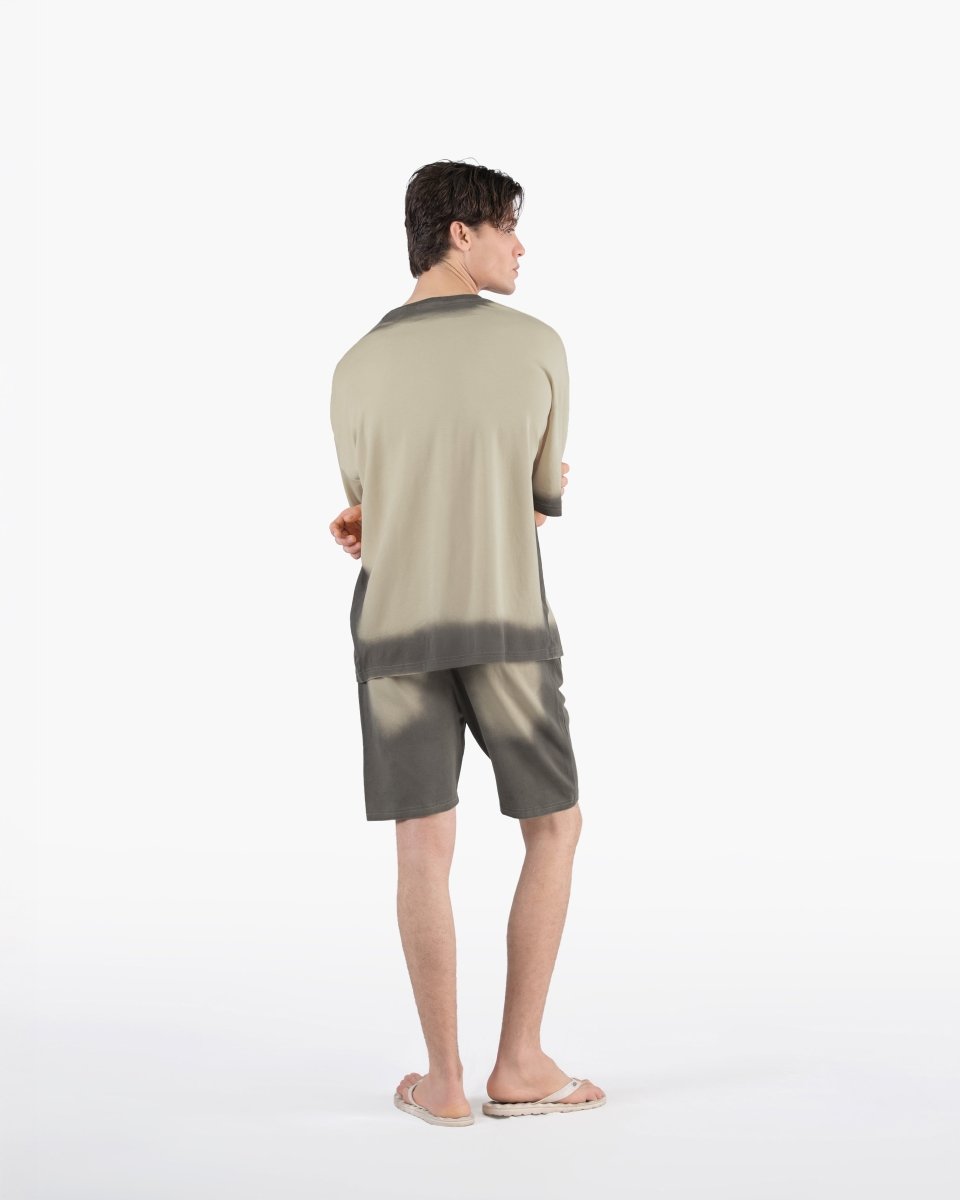Peach Puree – Tie & Dye Shorts - Attireium