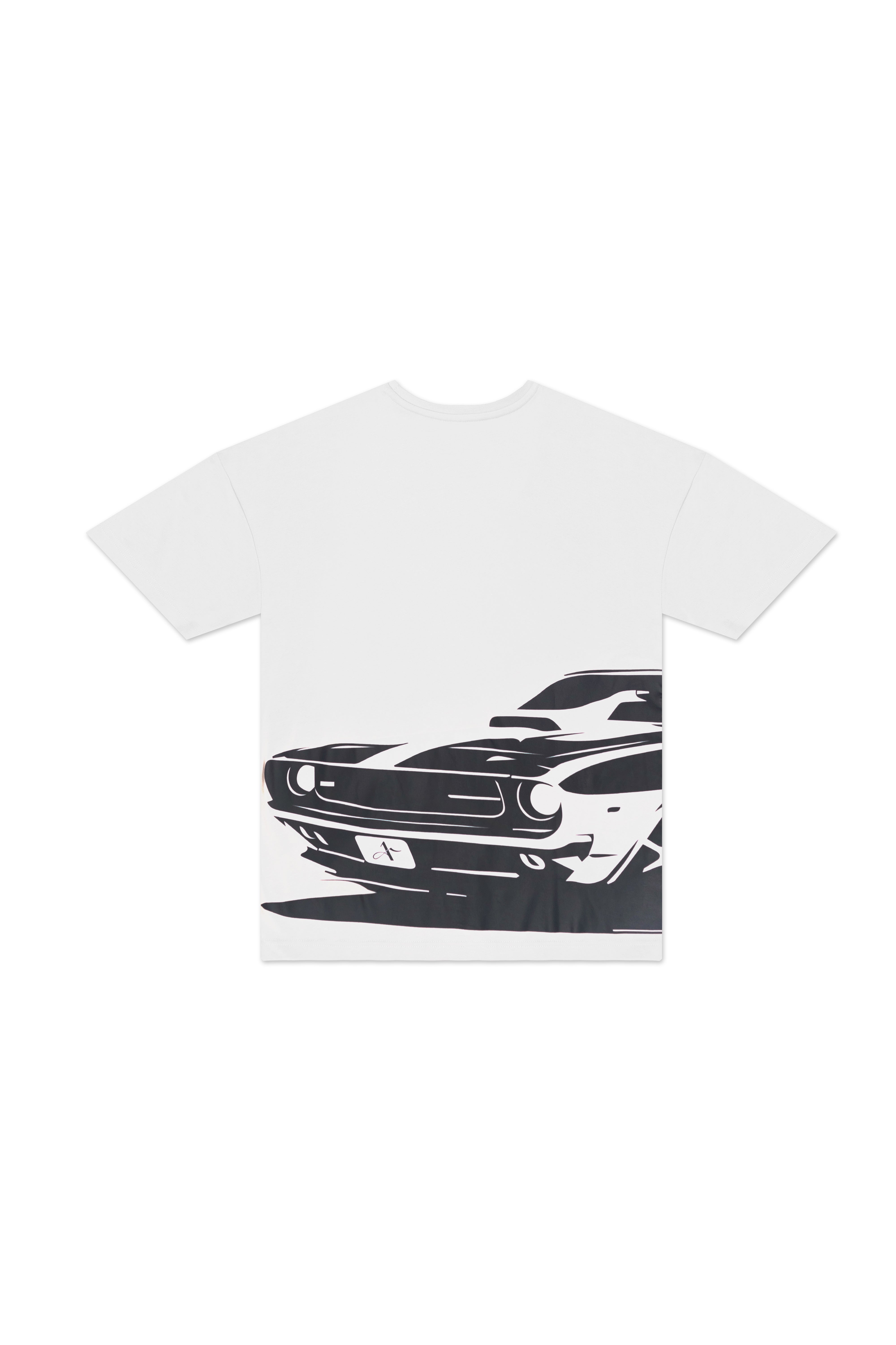 Oversized Snowy Peaks Classic Car